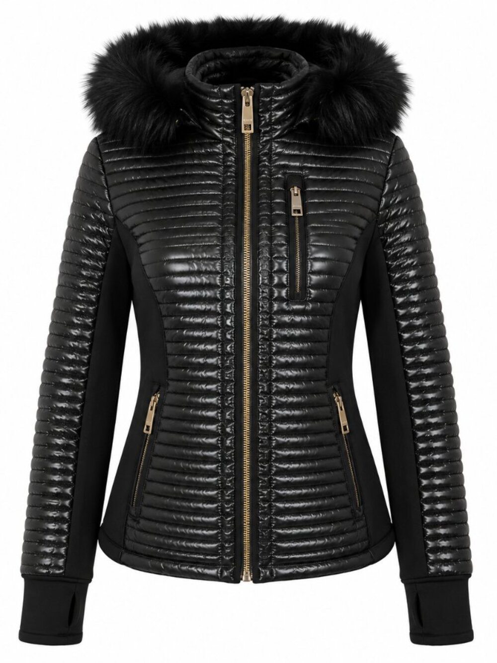 🖤 MICHAEL KORS FAUX LEATHER PUFFER COAT 🖤